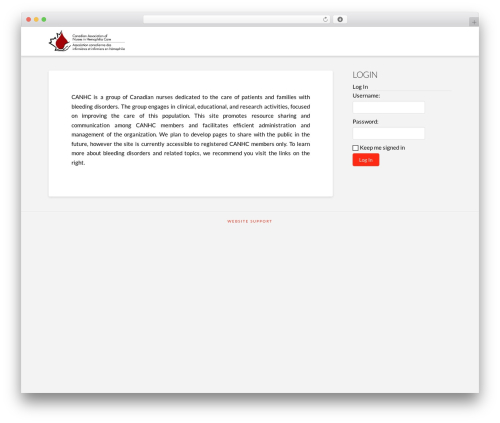 Theme WordPress X - canhc.org