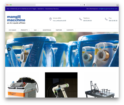 Tractor WordPress theme - mangilimacchine.com