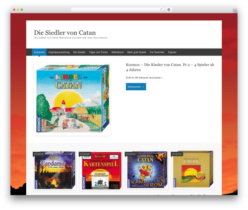 WordPress theme Expound - catan-weltrekord.de