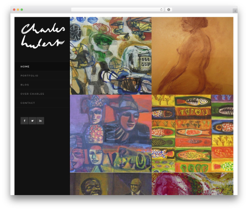 WordPress theme Borderland - charleshubert.nl