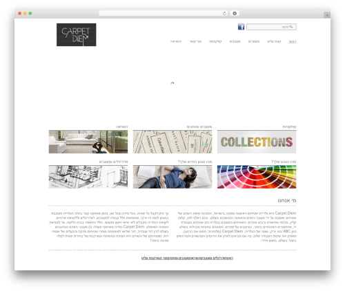 WordPress theme Carpet - carpetdiem.co.il