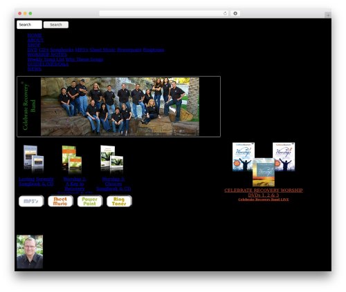 WordPress theme CRW Theme - celebraterecoveryworship.com