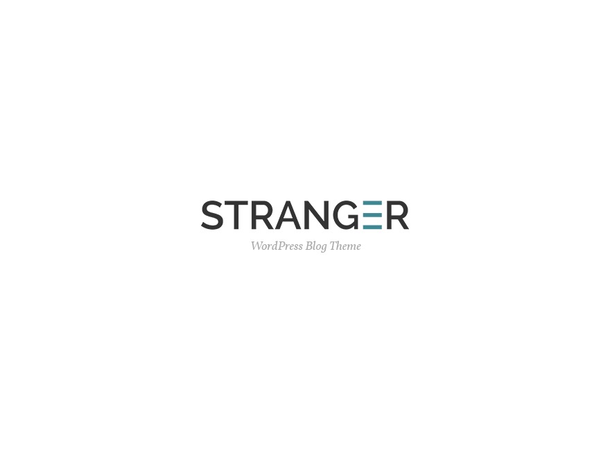WordPress theme Stranger WordPress theme Stranger