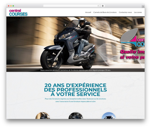 WordPress theme Zerif PRO - centralcourse.fr