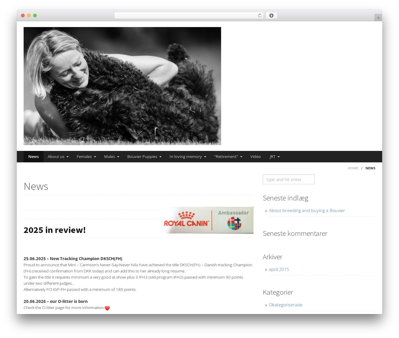 WordPress website theme Compose WP - carmsons.dk