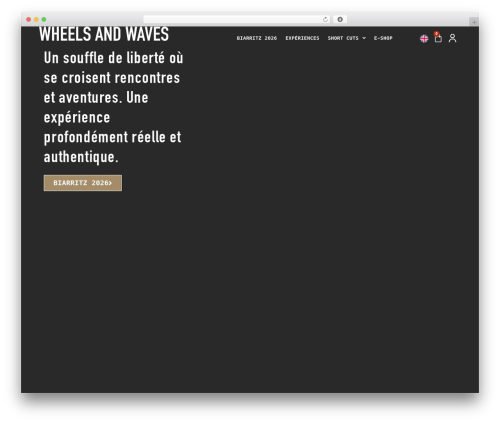 Best WordPress theme Hello Elementor - wheels-and-waves.com