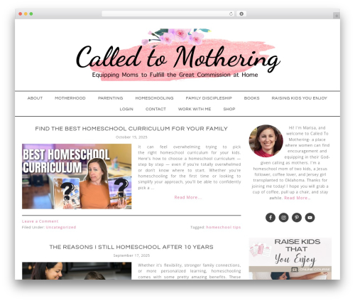 Beyond Madison Theme WordPress theme - calledtomothering.com