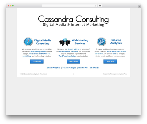 Responsive Pro WordPress website theme - cassandraconsultingllc.com
