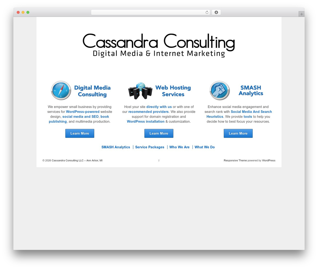 Responsive Pro WordPress website theme - cassandraconsultingllc.com