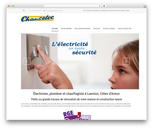 Theme WordPress Maxima - chauselec.fr