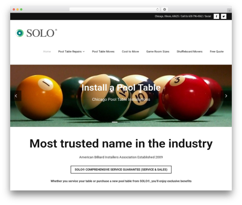 Theme WordPress Ryan - chicagopooltableservices.com