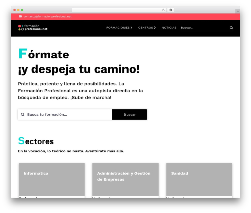 Cookies esgalla WordPress plugin - formacionprofesional.net