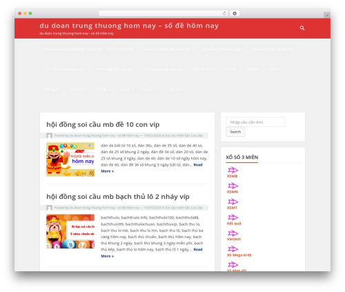 VT Blogging WP theme - soicauxoso888.net