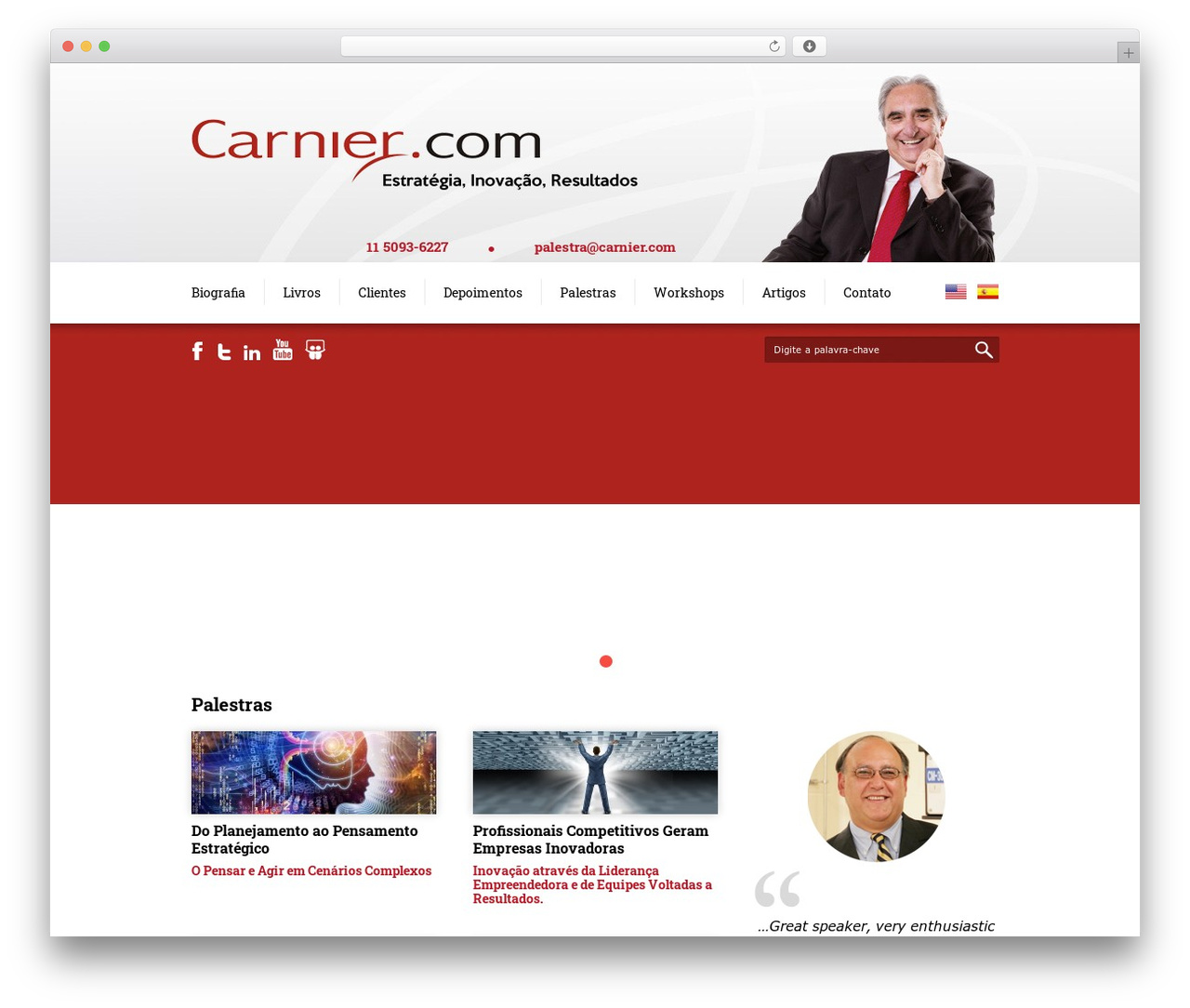 WordPress theme Carnier - carnier.com.br