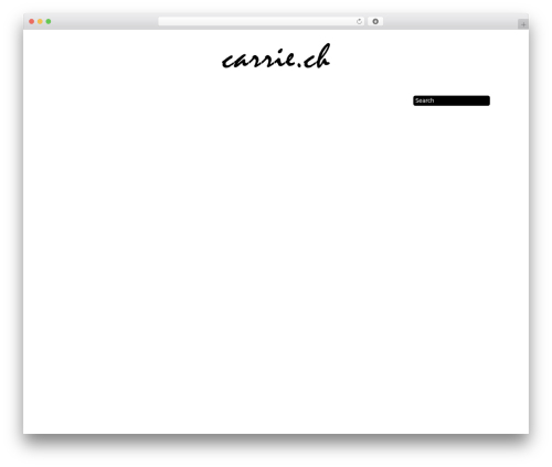 WordPress theme Grid Theme Responsive - carrie.ch