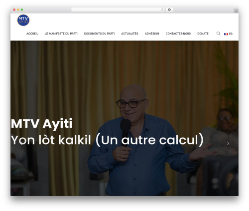 WordPress theme Navian - www.mtvayiti.com
