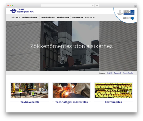 WordPress theme Triut - triut.hu
