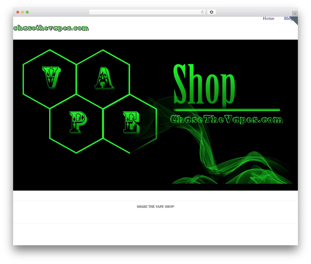 WordPress theme X - chasethevapes.com