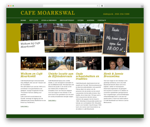 Cafe Moarkswal WordPress theme - cafemoarkswal.nl