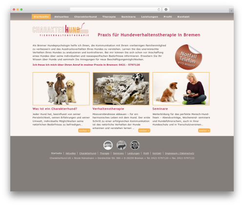 charakterhund.com theme WordPress - charakterhund.com