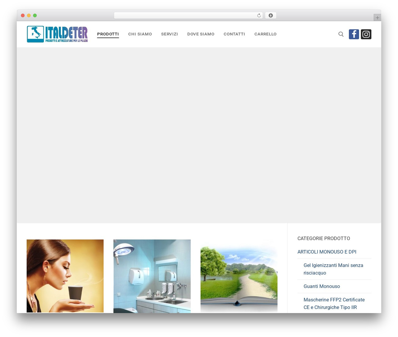Customify WordPress store theme - italdeter.it