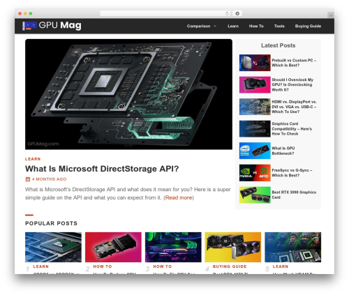 FuzeSoft G theme WordPress - www.gpumag.com