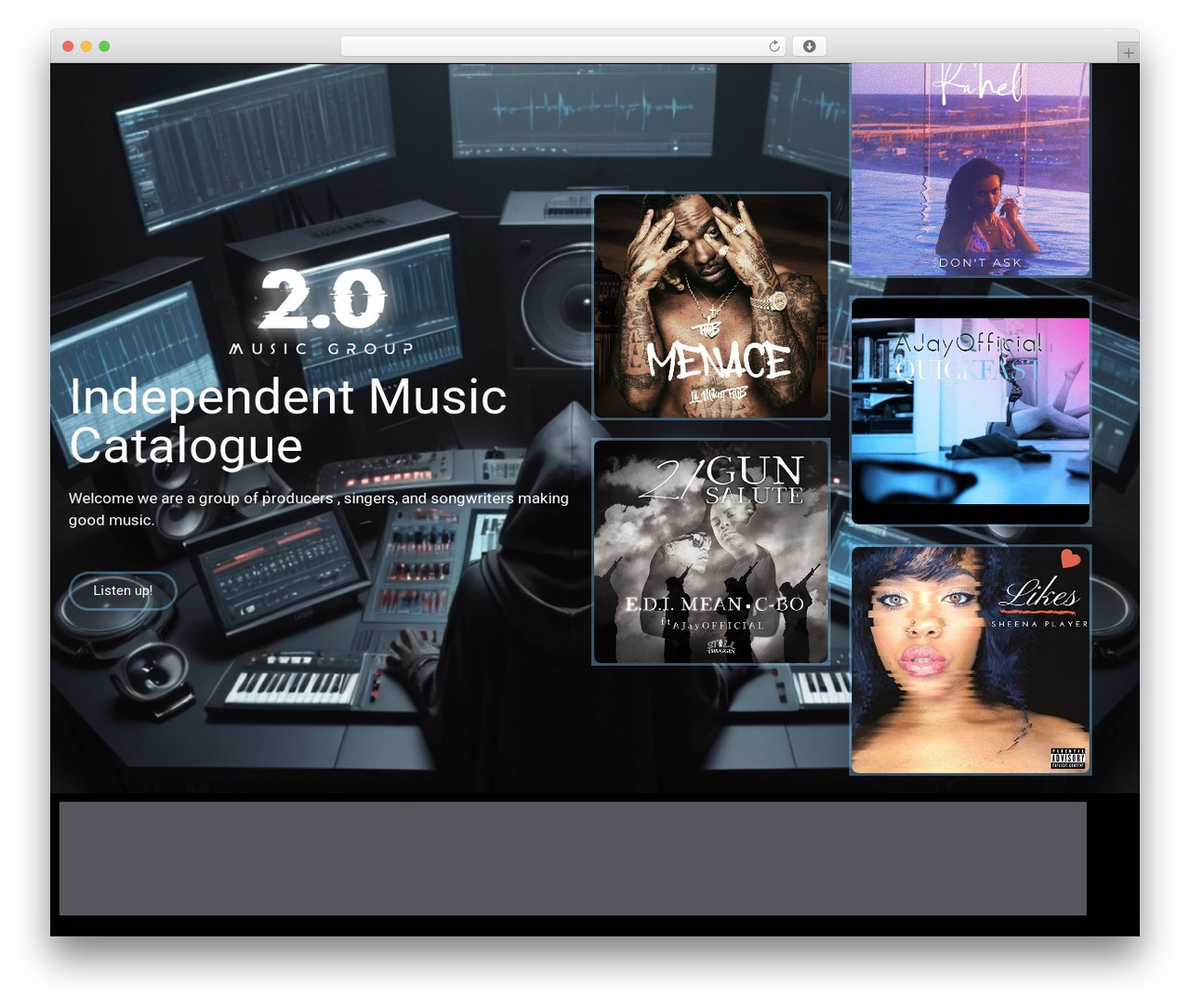 2.0 Music 2022 WordPress theme - 2point0music.com