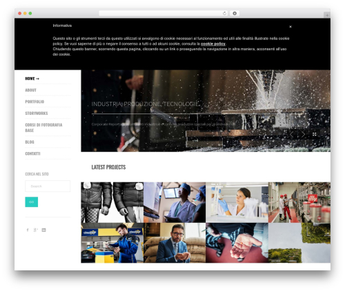Raw theme WordPress - carloperazzolo.com