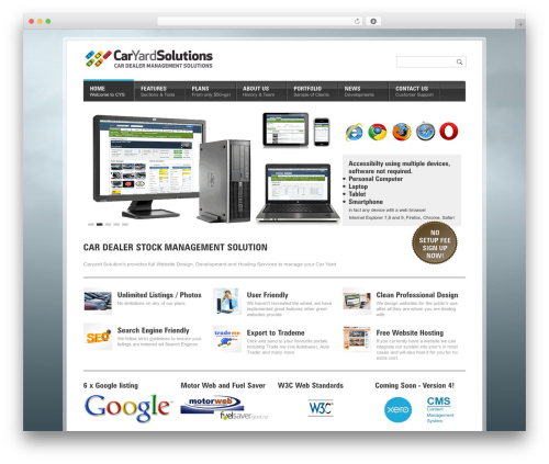 Theme WordPress Corporate Wordpress Theme - caryardsolutions.com