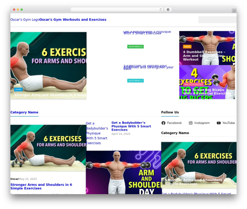 VisualMag WordPress theme - oscarsgym.com VisualMag WordPress theme - oscarsgym.com