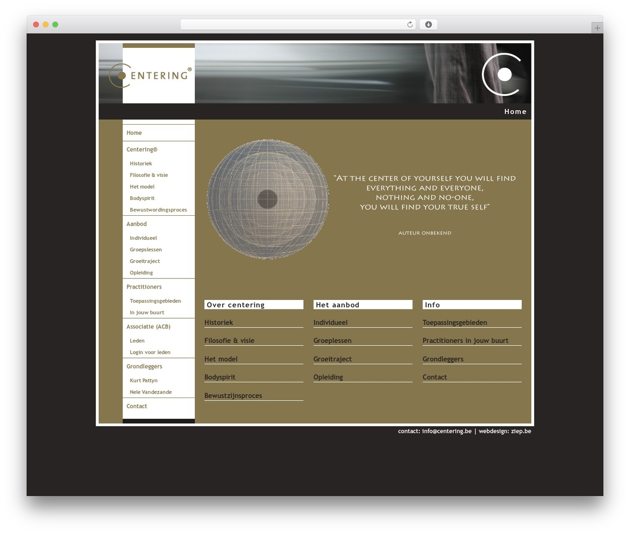 WordPress theme Centering Theme - centering.be WordPress theme Centering Theme - centering.be