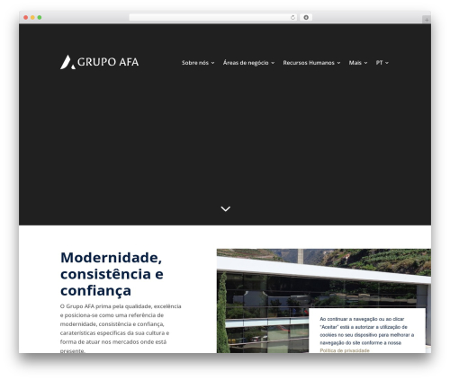 WordPress theme codefive - afa.pt
