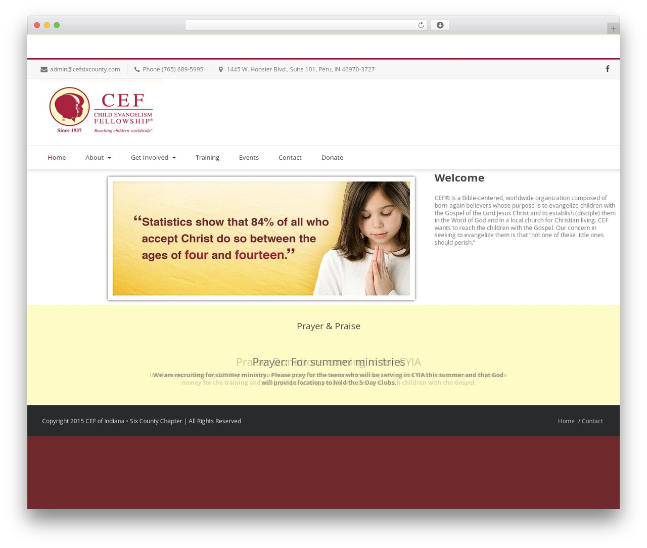 WordPress theme Nimva - cefsixcounty.com