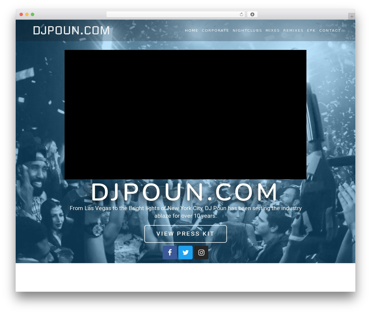 WordPress theme OceanWP - djpoun.com