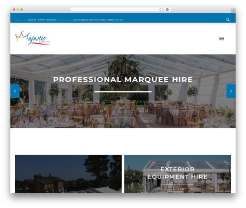 WordPress theme SO Commerce - majesticeventhire.co.uk