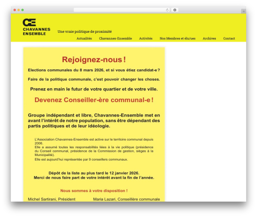 U design core WordPress plugin - chavannes-ensemble.ch