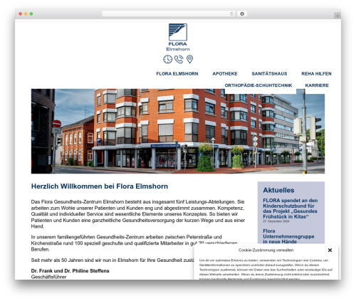 Backauf Theme WordPress theme - flora-elmshorn.de