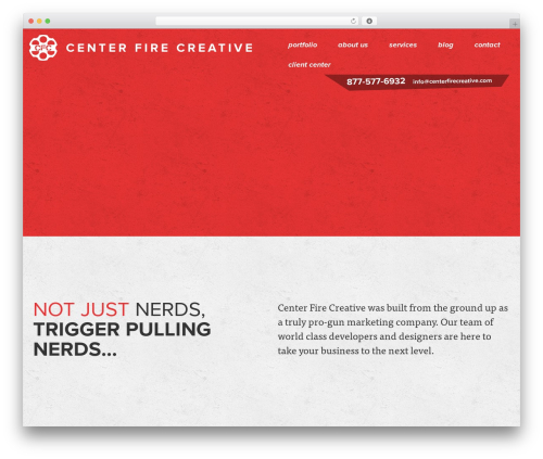 CFC Custom Theme theme WordPress - centerfirecreative.com