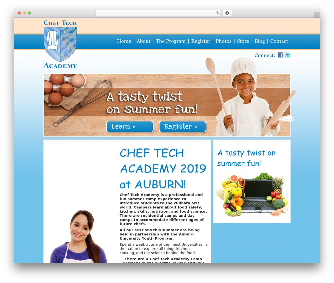 Chef Tech Academy WordPress theme - cheftechacademy.com