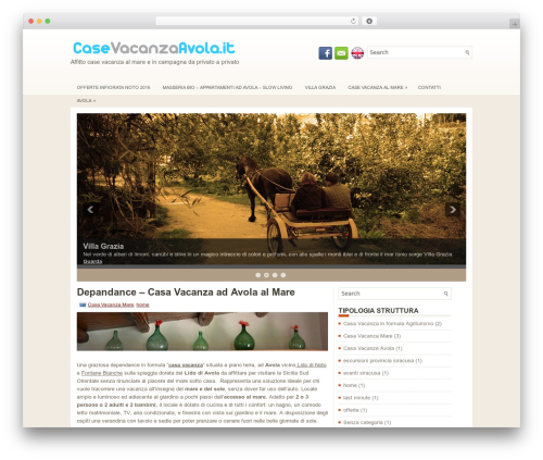 Clipso WordPress theme - casevacanzaavola.it