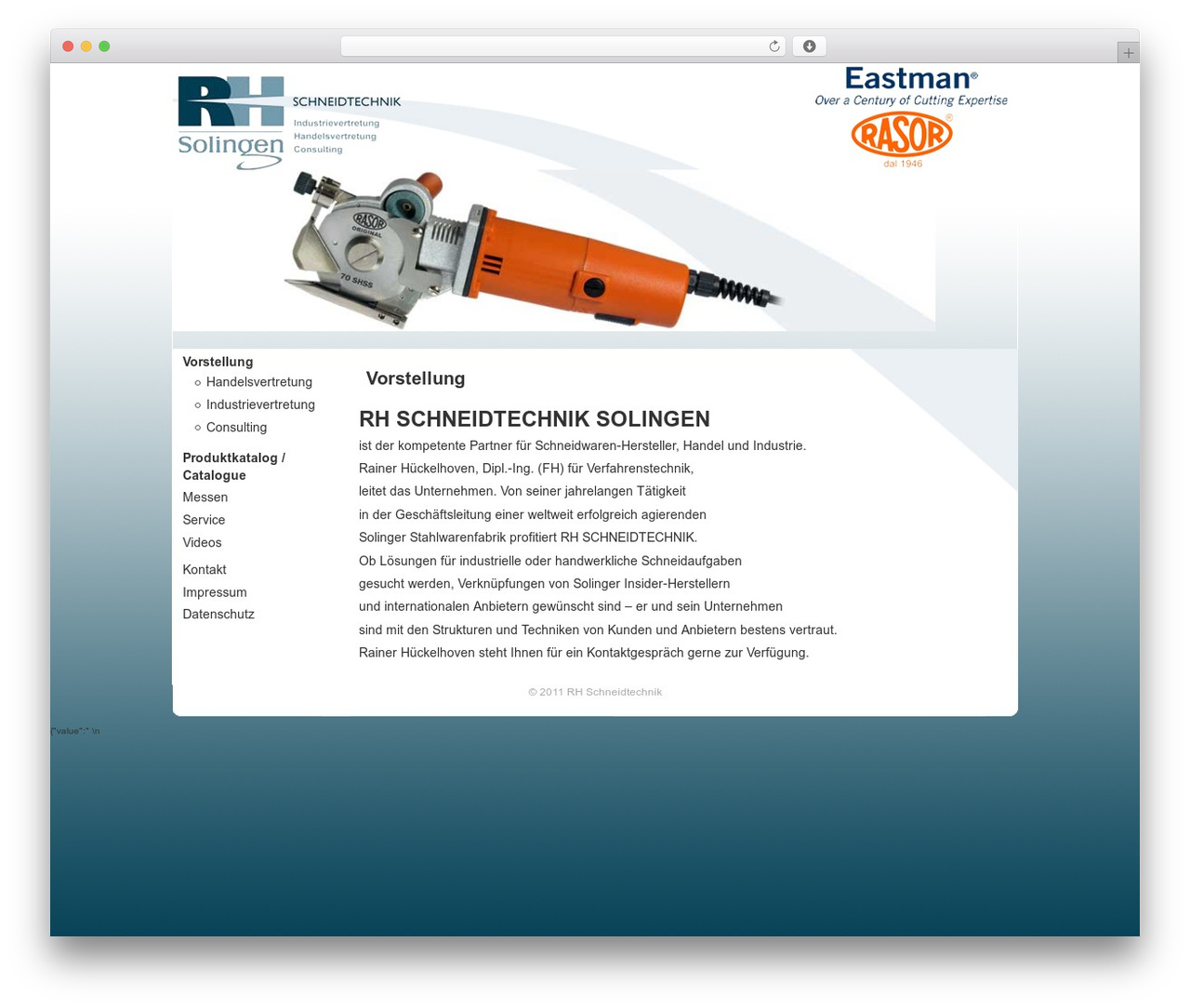 Constructor WordPress theme - www.rh-schneidtechnik.de