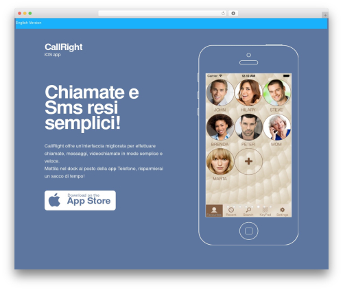 Mobilee WordPress theme - callright.net