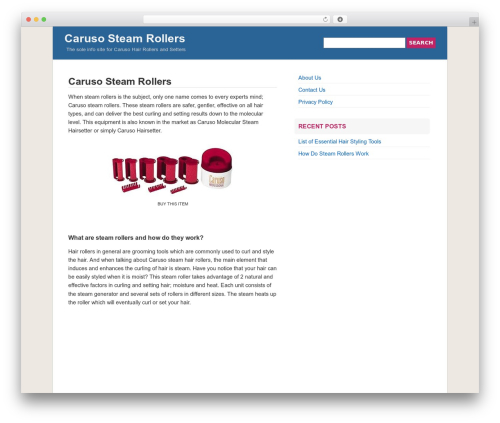 QuickPress WordPress theme - carusosteamroller.com
