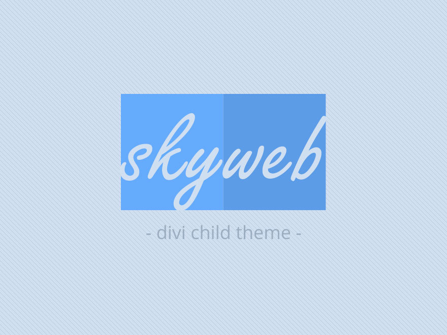 SkyWeb Theme WordPress theme design by SkyWeb