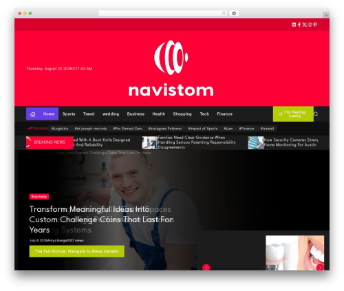 Sync Mag theme WordPress - navistom.net