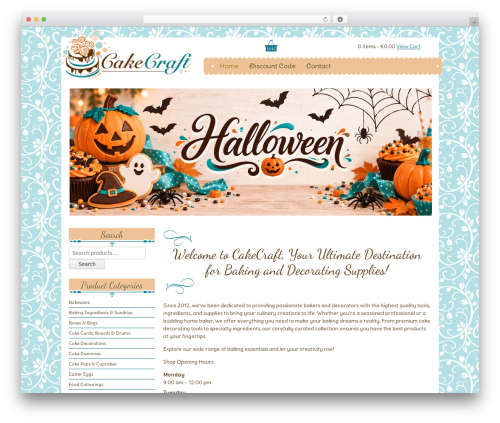 Theme WordPress Cake Craft - cakecraft.com.mt