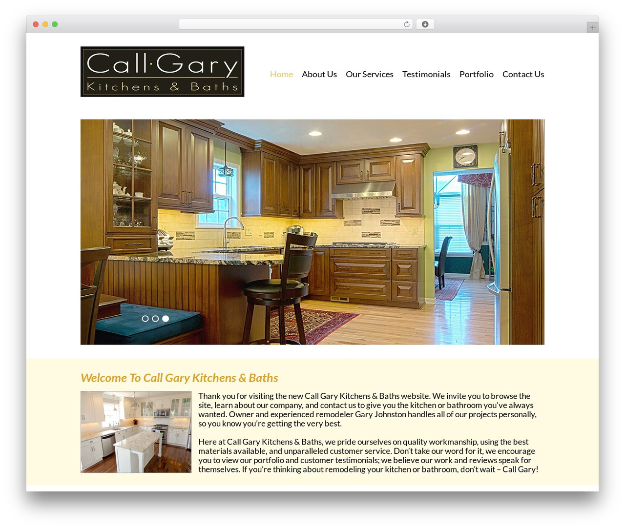 Theme WordPress Custom Theme - callgarykitchensandbaths.com