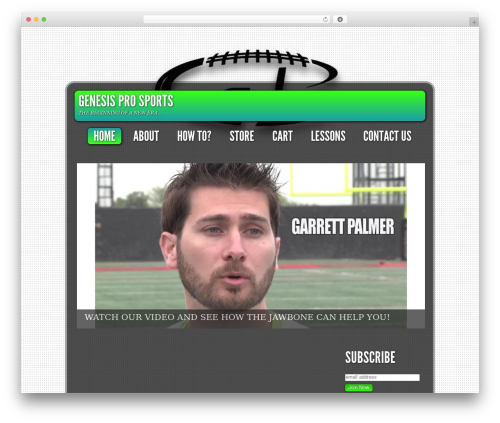 Theme WordPress Flight - genesisprosports.com