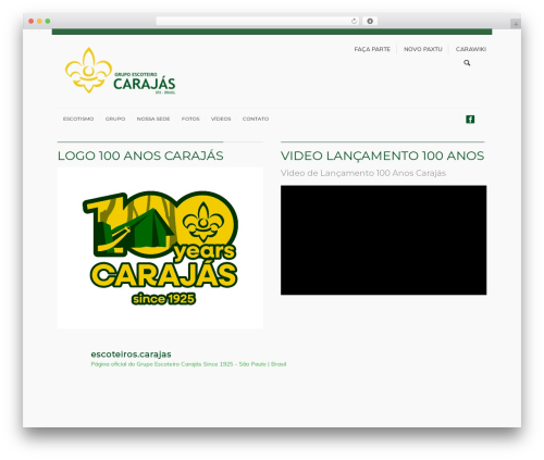 Vellum WordPress theme - carajas.org