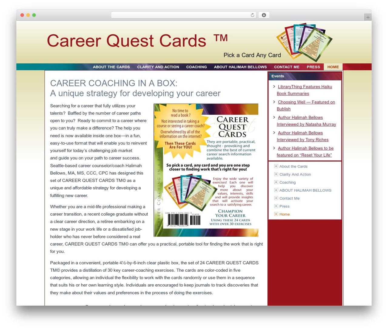 ver7 WordPress theme - careerquestcards.com